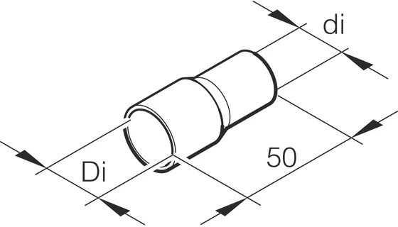 Переходник пластиковый 20 х 18  L 60 мм HYDRONIC купить в Ханты-Мансийске