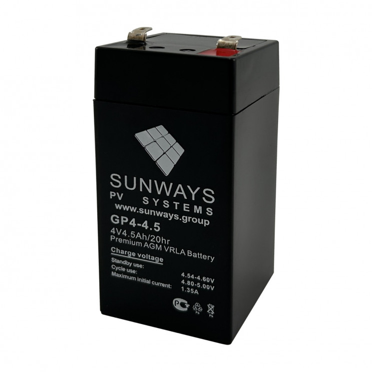 Аккумуляторная батарея SUNWAYS GP 4-4.5 купить в Ханты-Мансийске